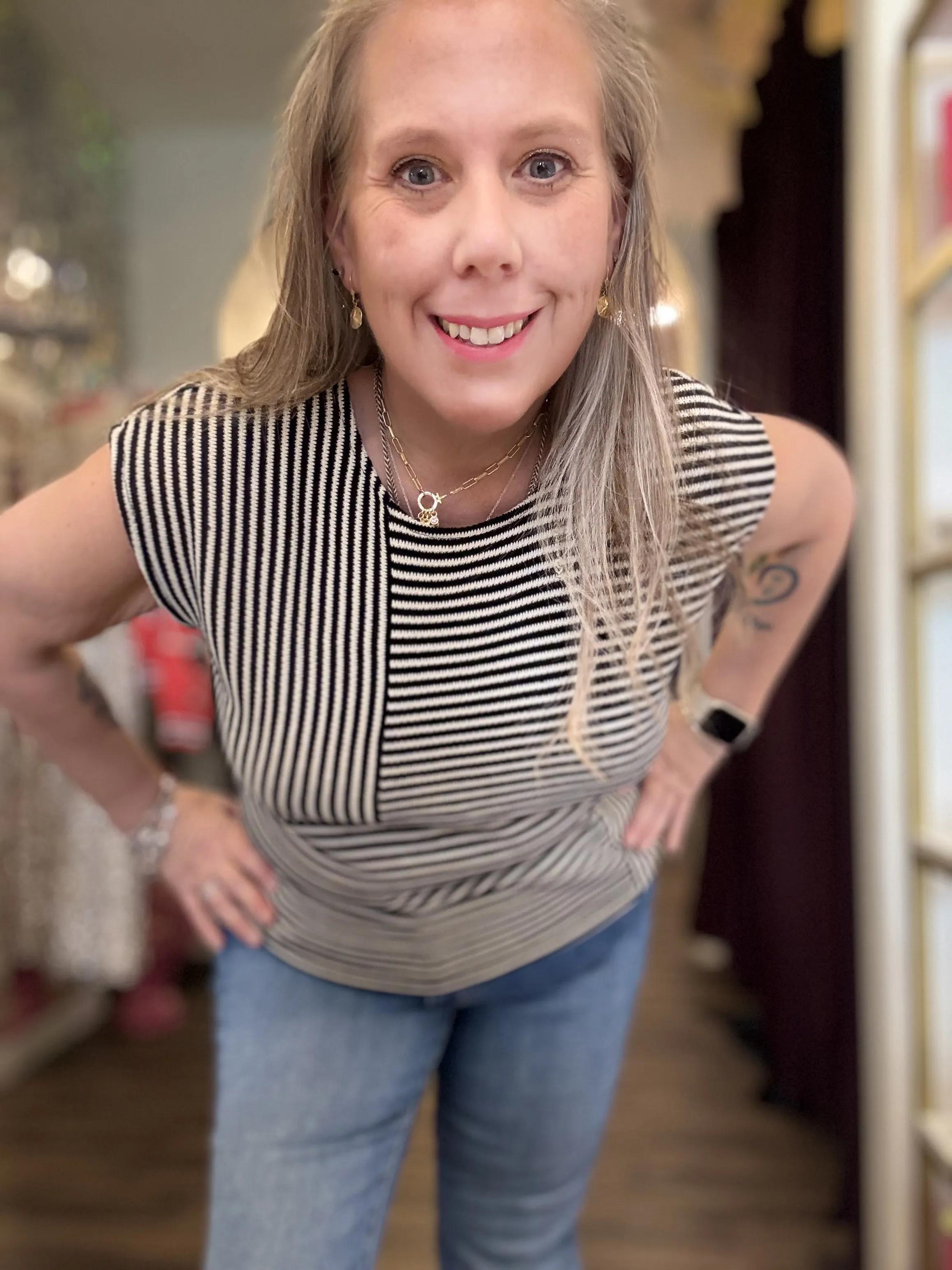 Stripe Savvy Top