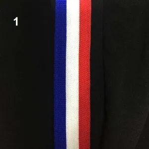 Striped Elastic Waist Pants