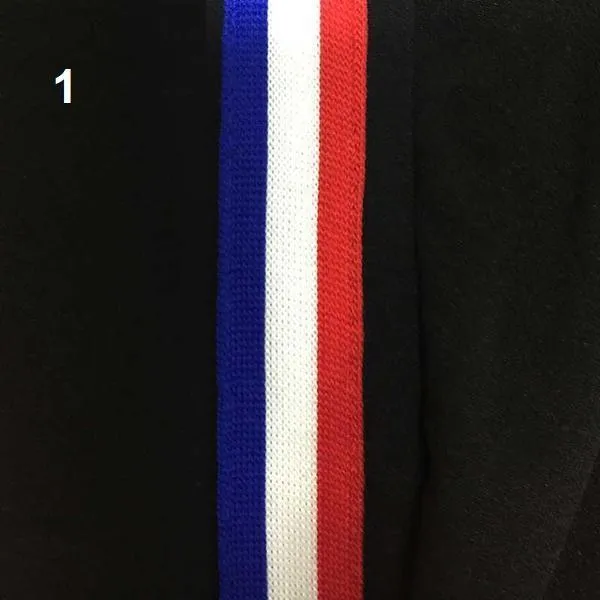 Striped Elastic Waist Pants