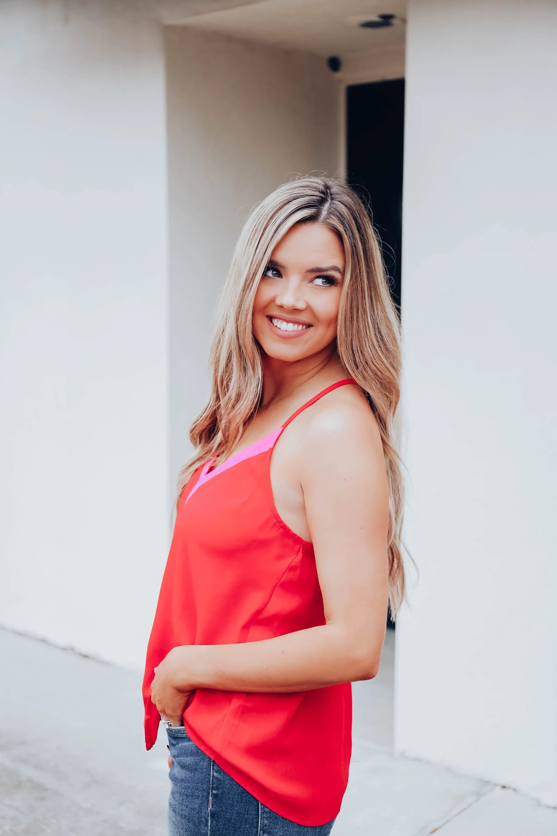 Sutton Blouse - Red