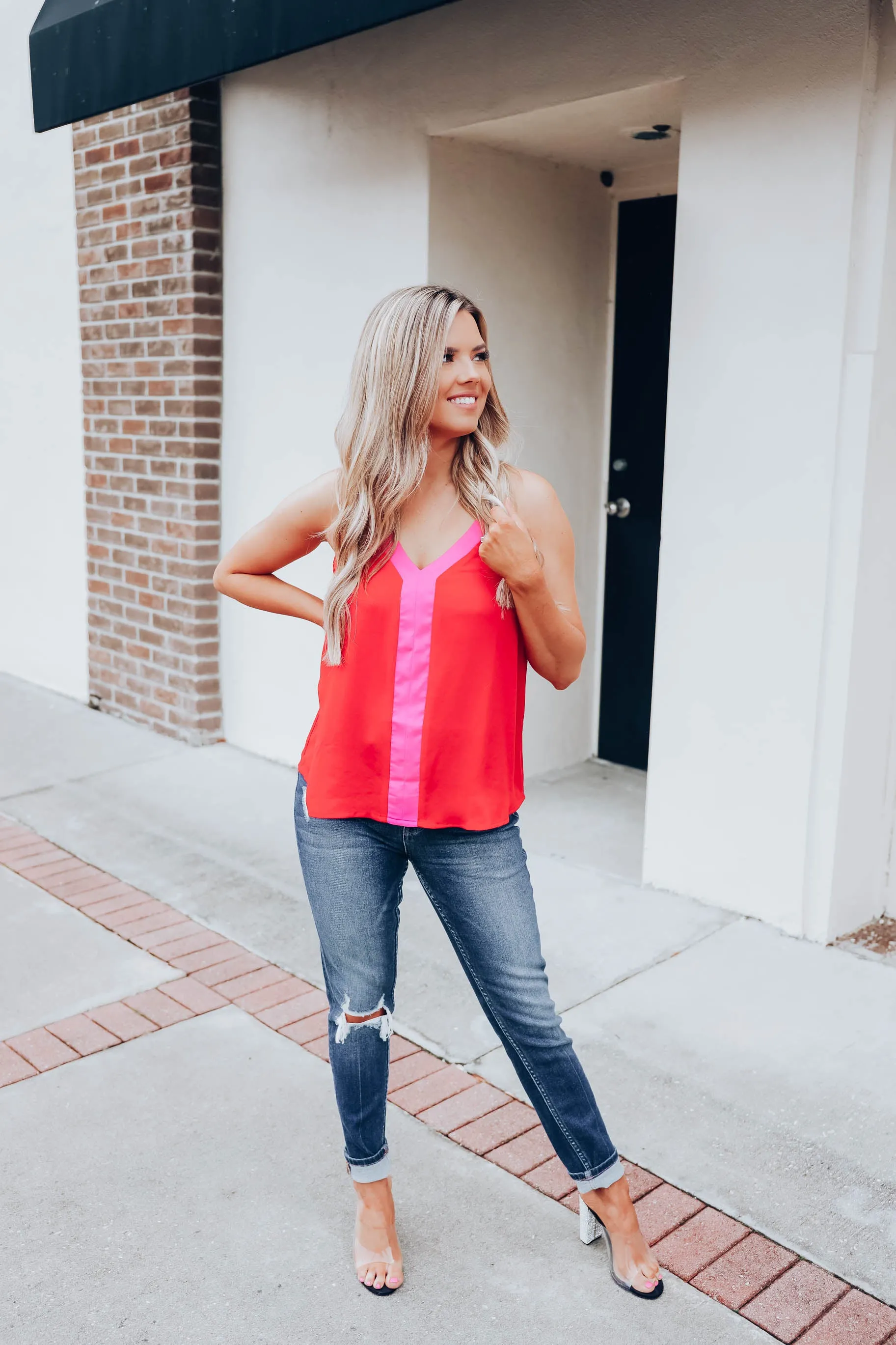 Sutton Blouse - Red