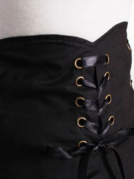 Sweet Lolita Dress SK Black Cotton Lolita Skirt