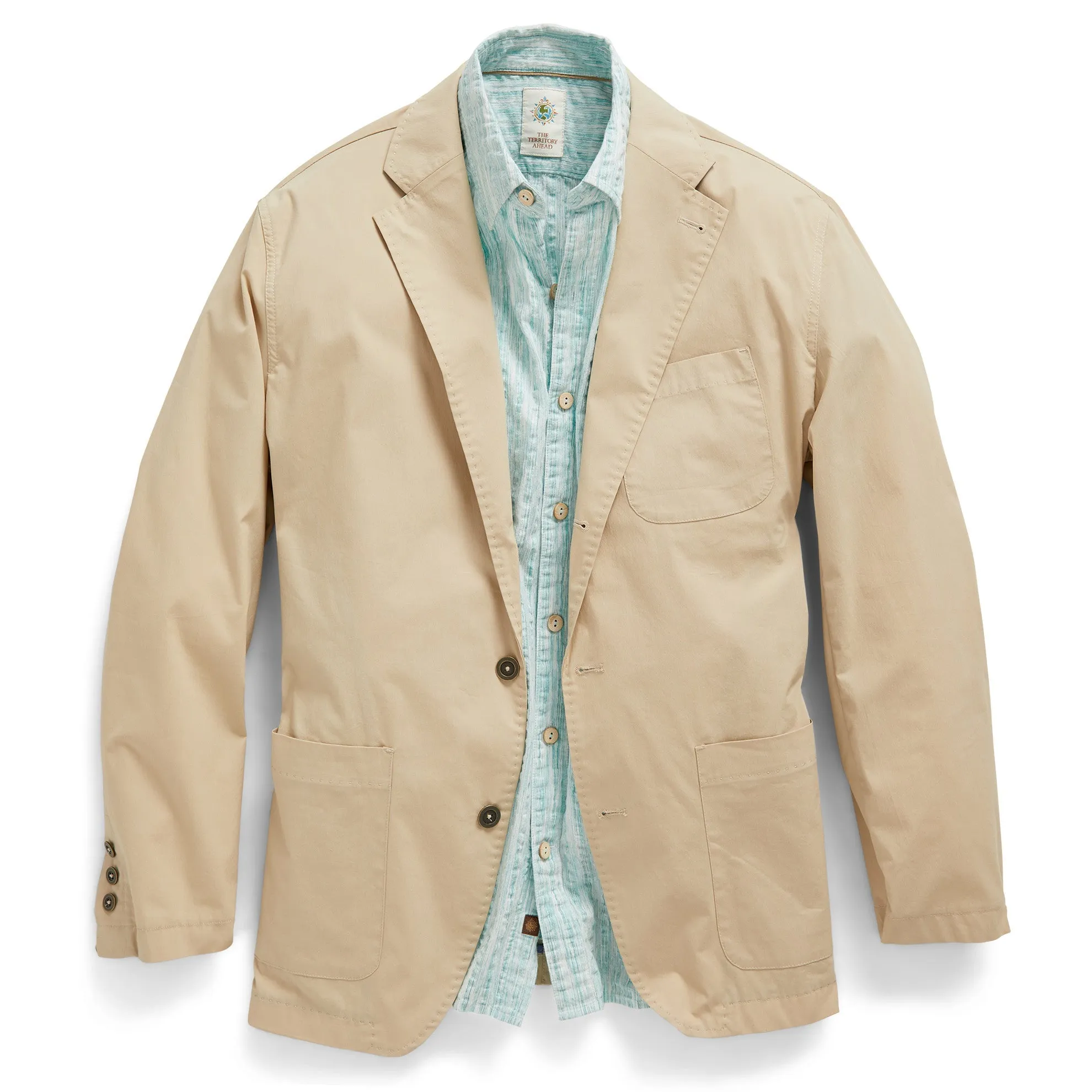 Tall Mission Comfort Superlight Poplin Blazer