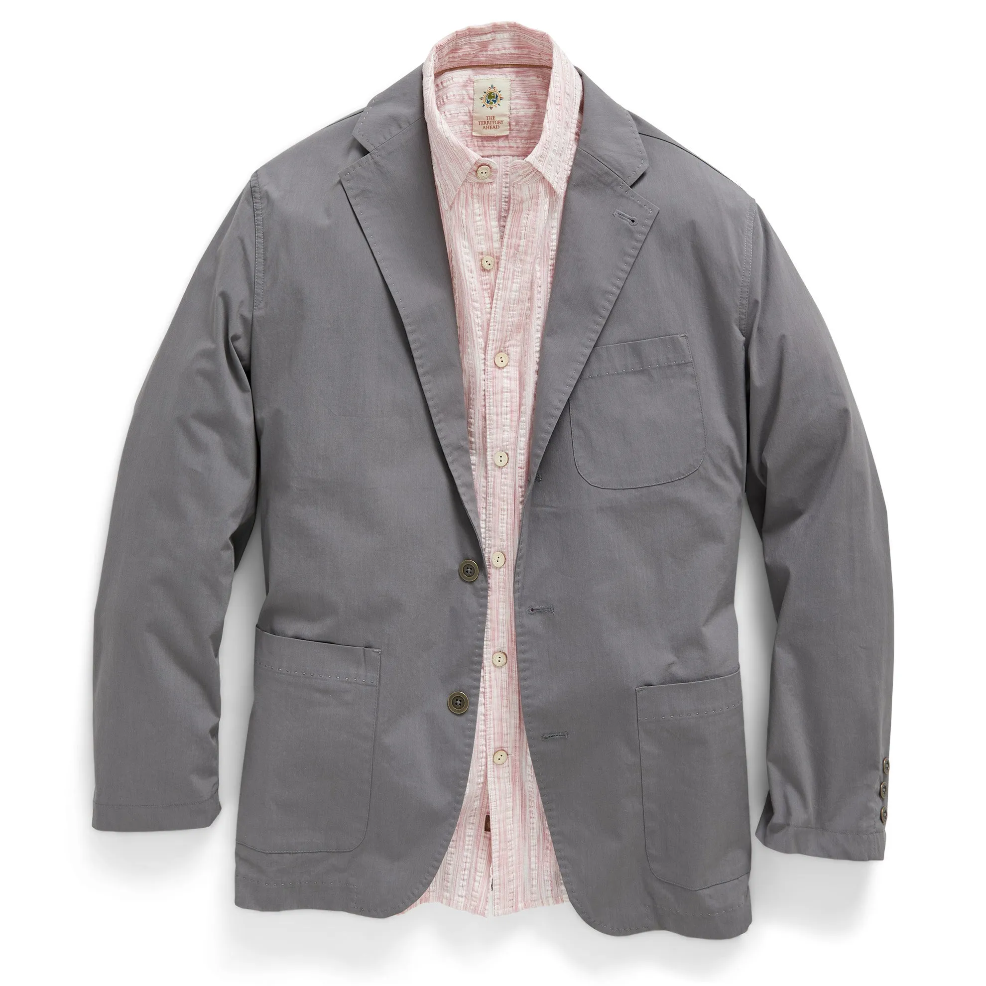 Tall Mission Comfort Superlight Poplin Blazer