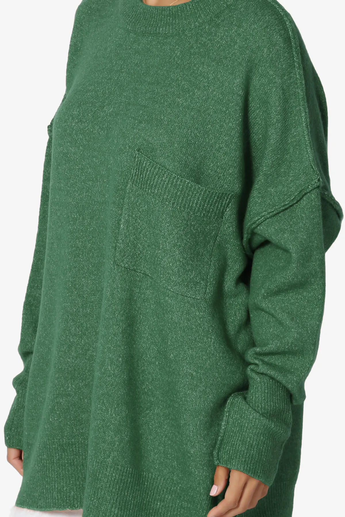 Taryn Oversized Crew Neck Pullover Sweater