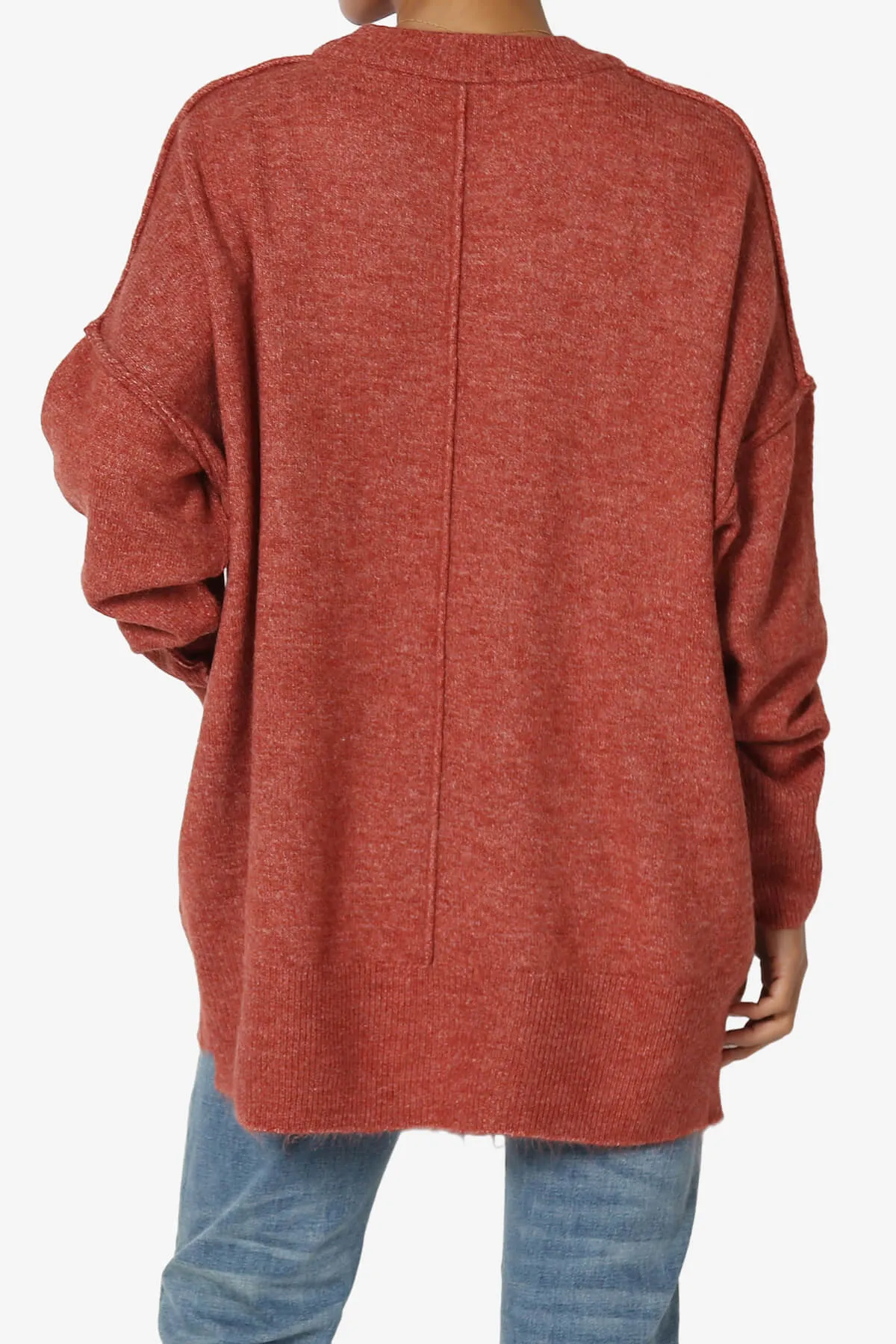 Taryn Oversized Crew Neck Pullover Sweater