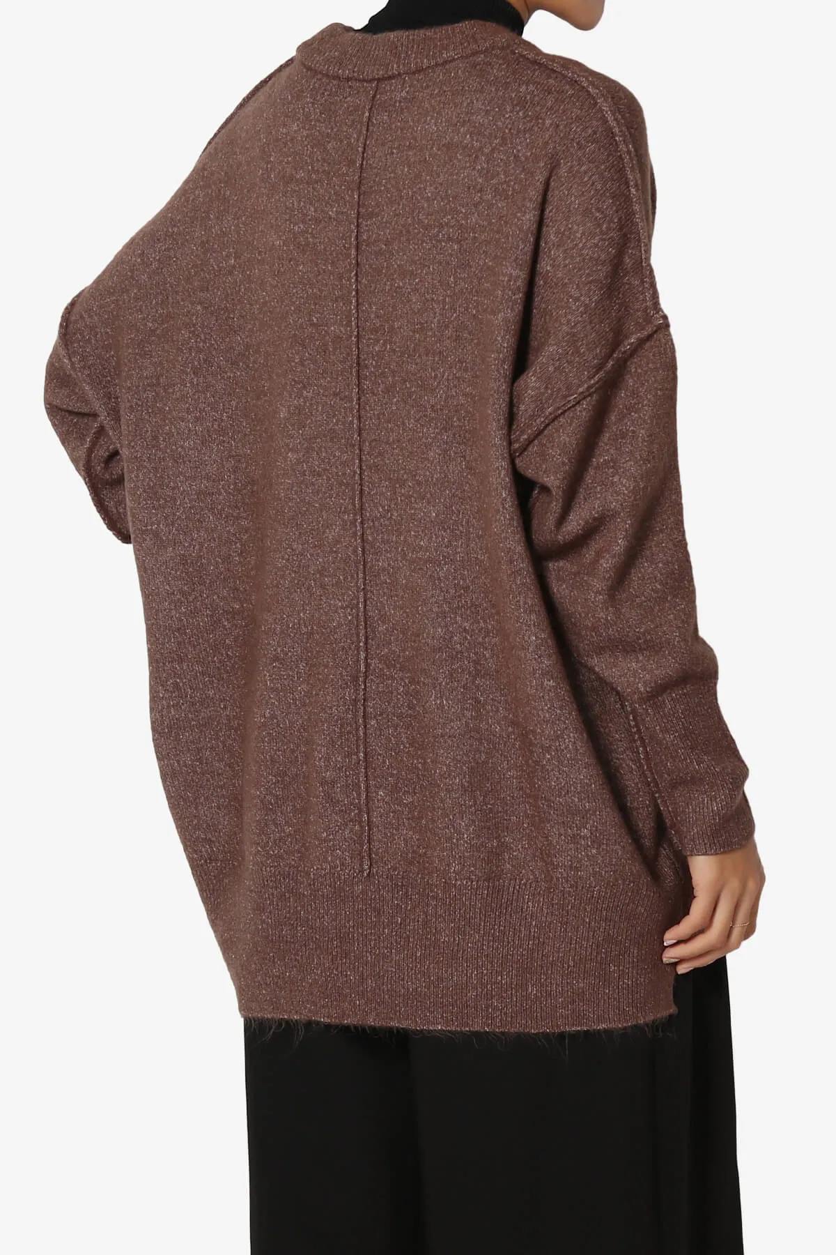Taryn Oversized Crew Neck Pullover Sweater
