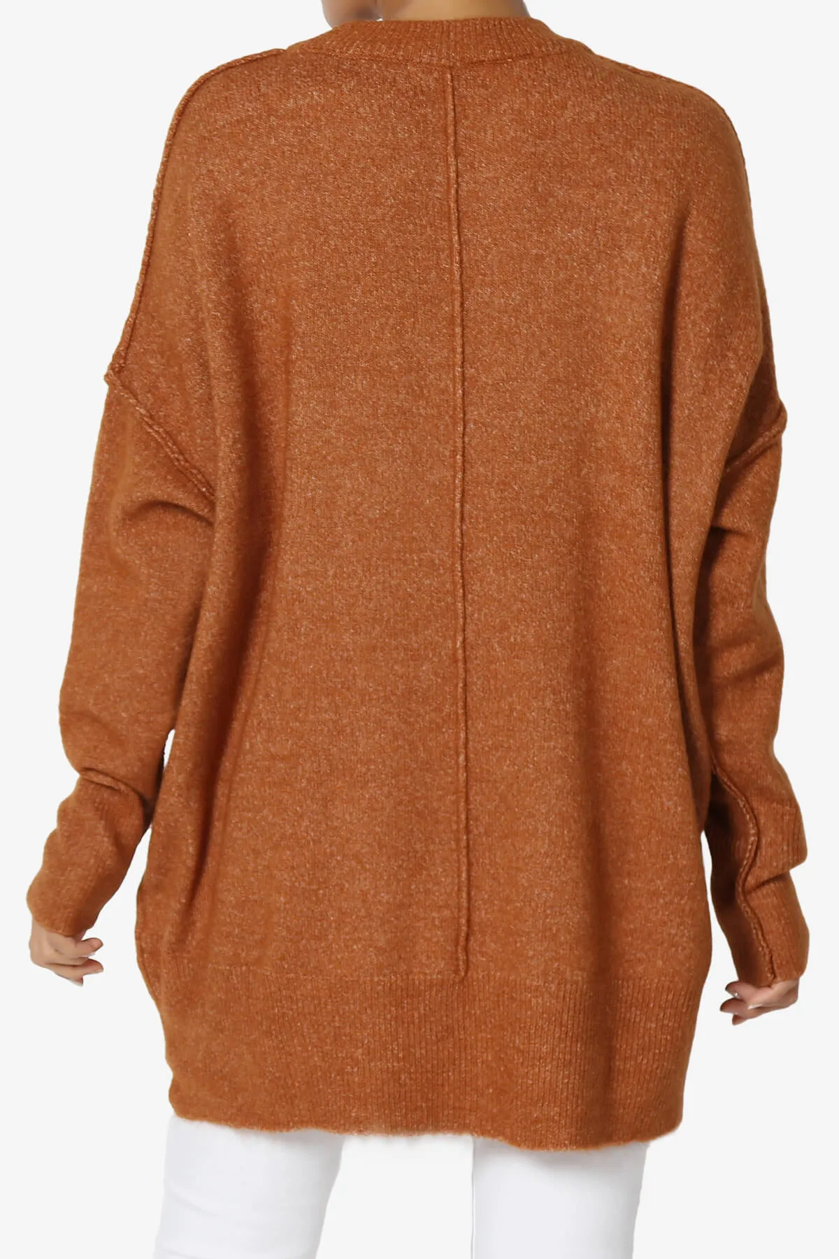 Taryn Oversized Crew Neck Pullover Sweater