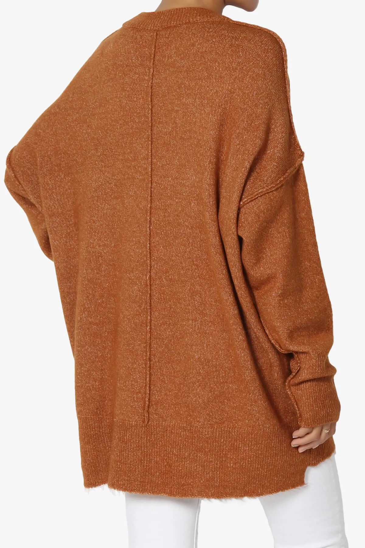 Taryn Oversized Crew Neck Pullover Sweater