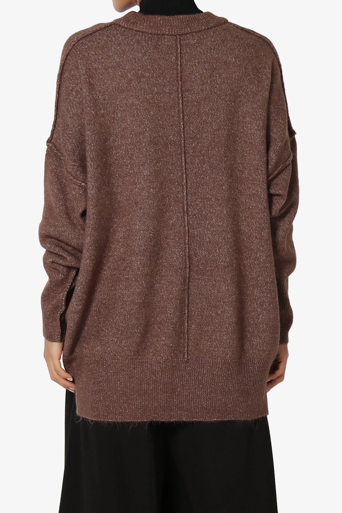 Taryn Oversized Crew Neck Pullover Sweater