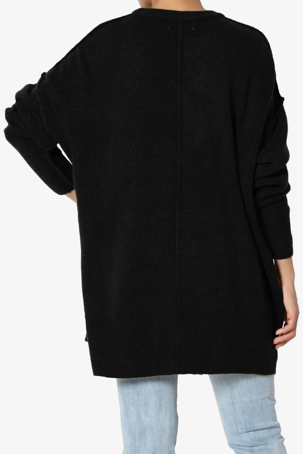 Taryn Oversized Crew Neck Pullover Sweater
