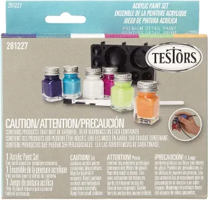 Testors 281227 Acrylic Paint Set