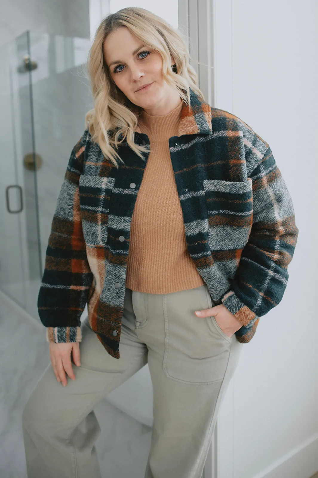 The Farrah Utility Crop Denim by Modern American - Olive
