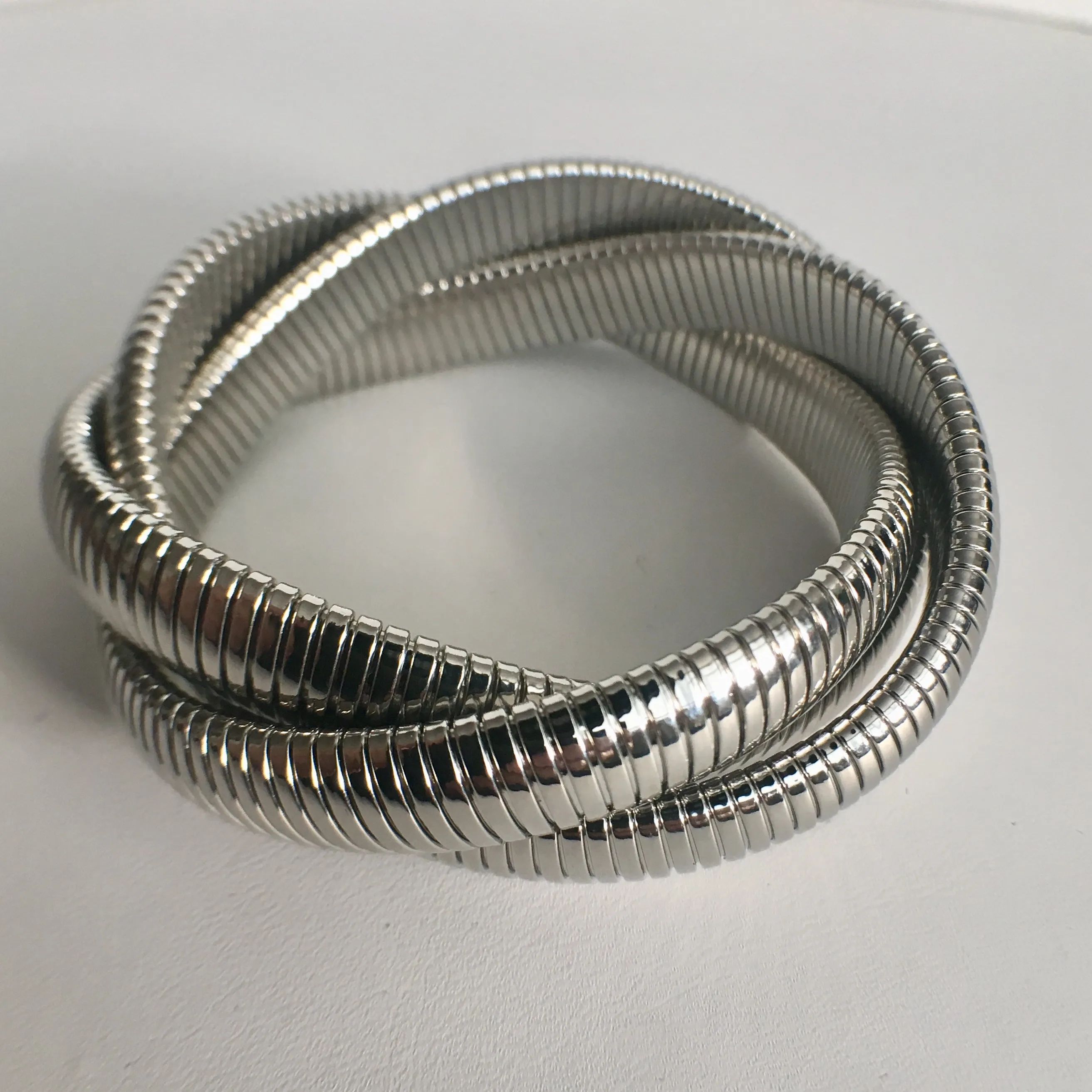 Triple Band Elastic Bangle Bracelet
