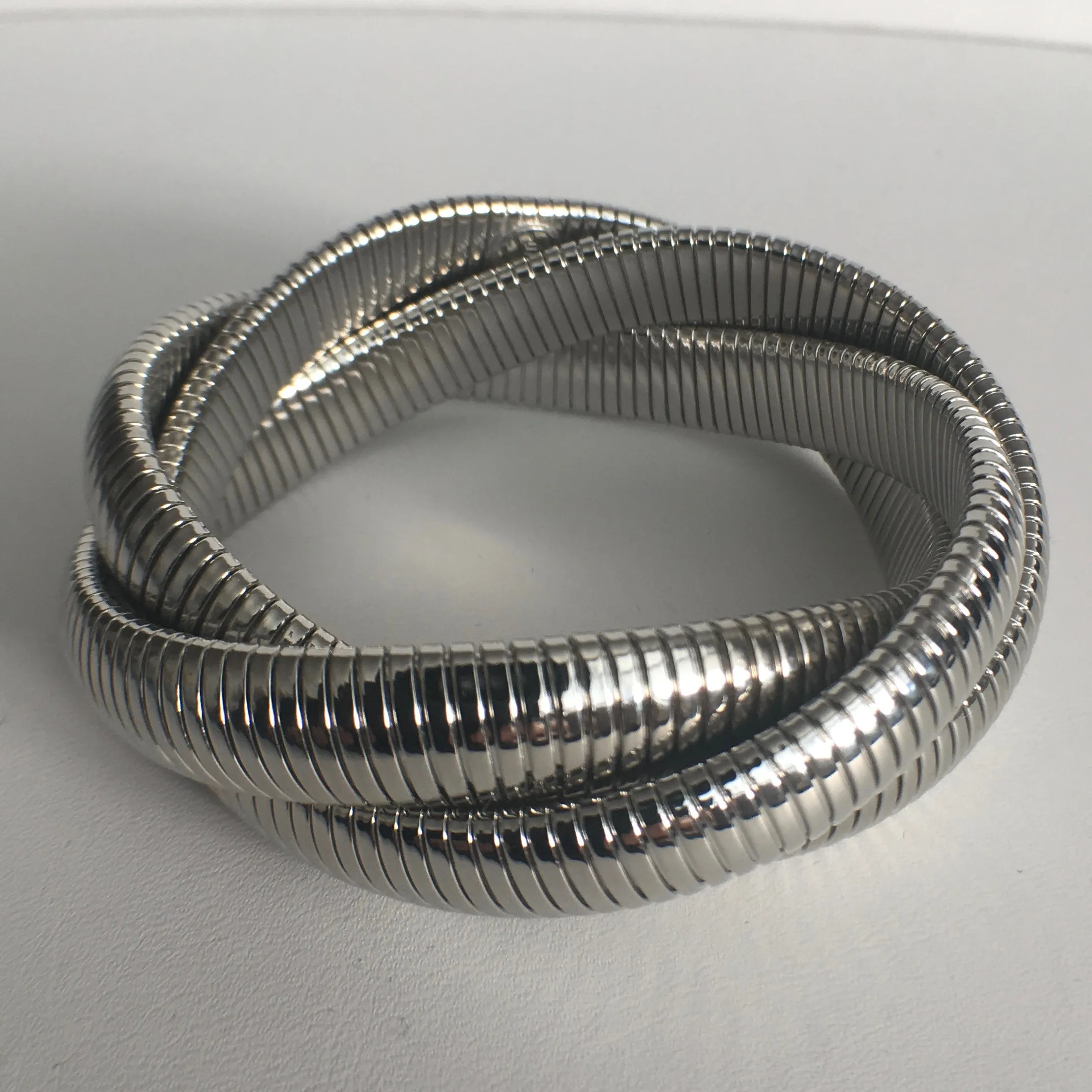 Triple Band Elastic Bangle Bracelet