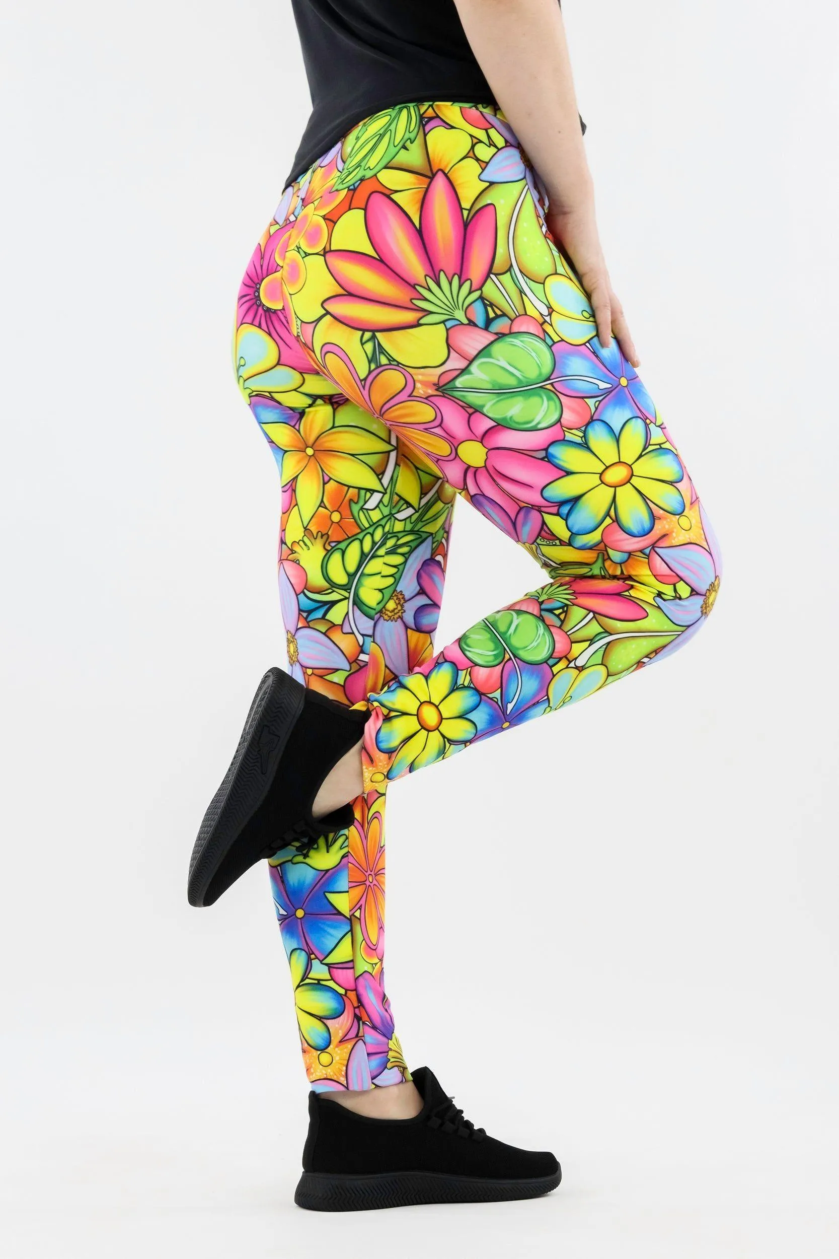 Tutti Frutti Flower - Casual - Full Leggings