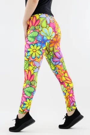 Tutti Frutti Flower - Casual - Full Leggings
