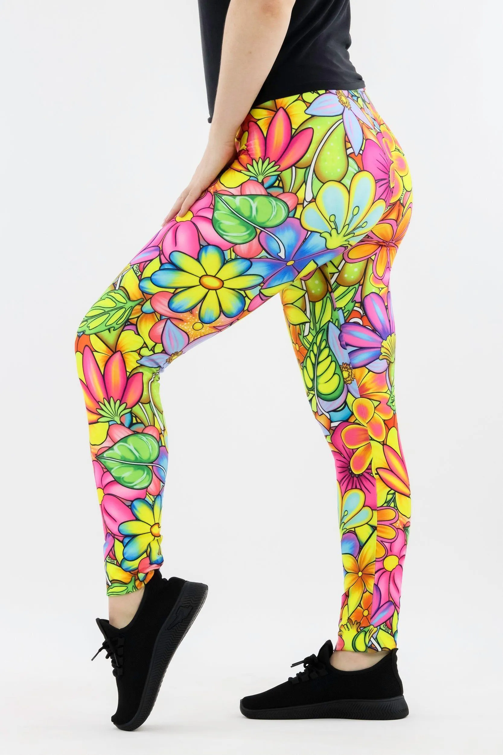 Tutti Frutti Flower - Casual - Full Leggings