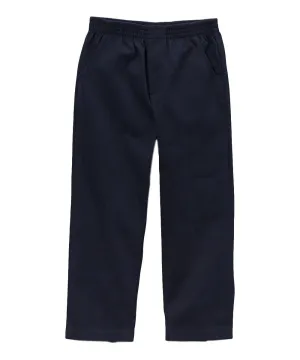 unik Boy's Navy Uniform All Elastic Waist Pull-on Pants 4-12