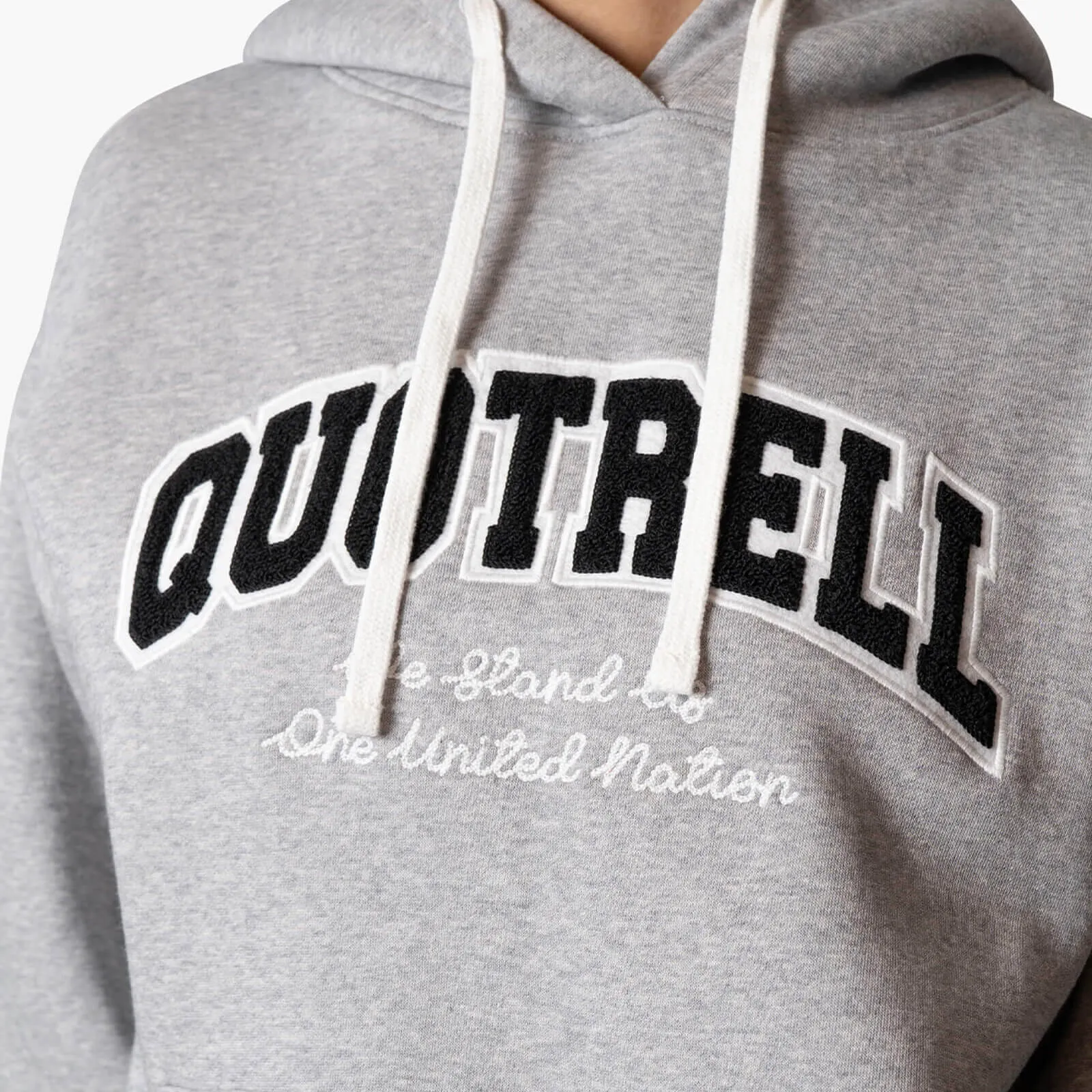 UNIVERSITY SET - LOOSE FIT | GREY MELEE/WHITE