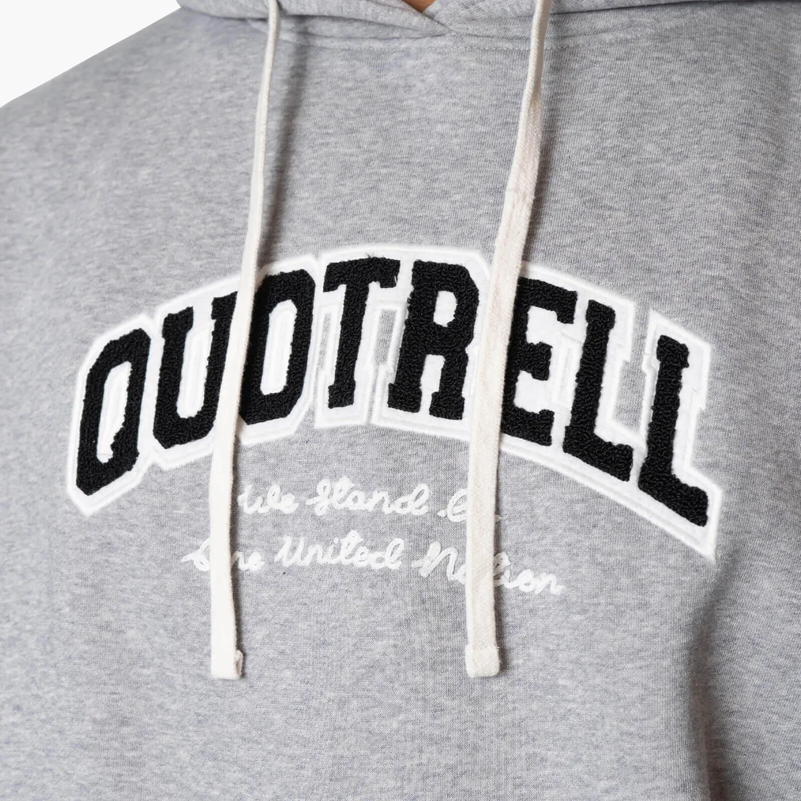 UNIVERSITY SET - LOOSE FIT | GREY MELEE/WHITE