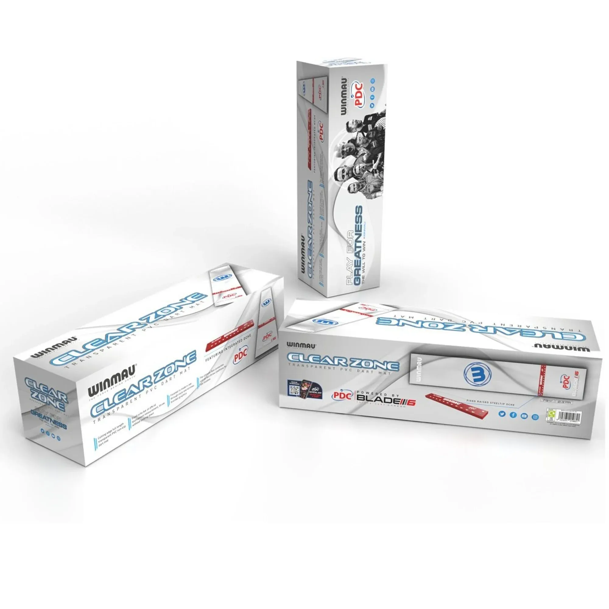 Winmau Clear Zone With Oche Dartmat