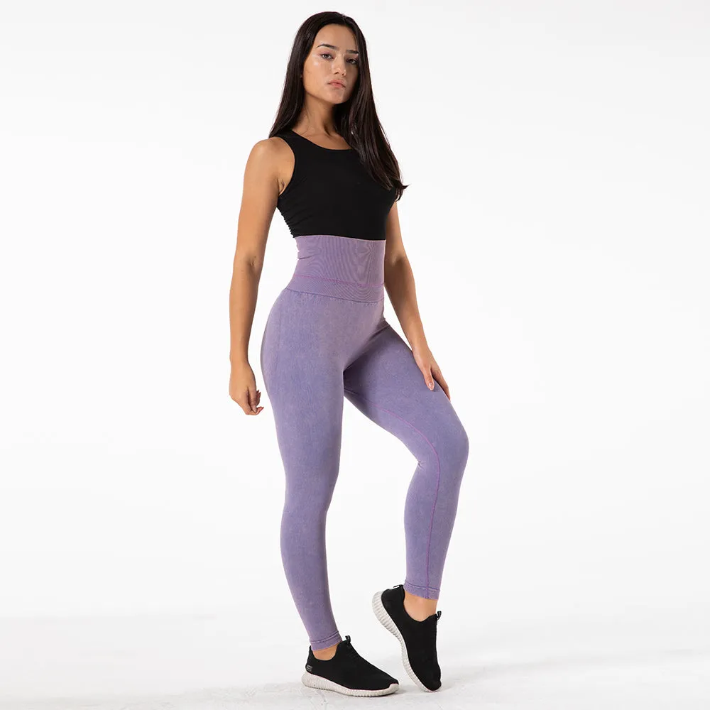 Women New Color High Elastic Sports Fitness Seamless Workout Tight Yoga Pants