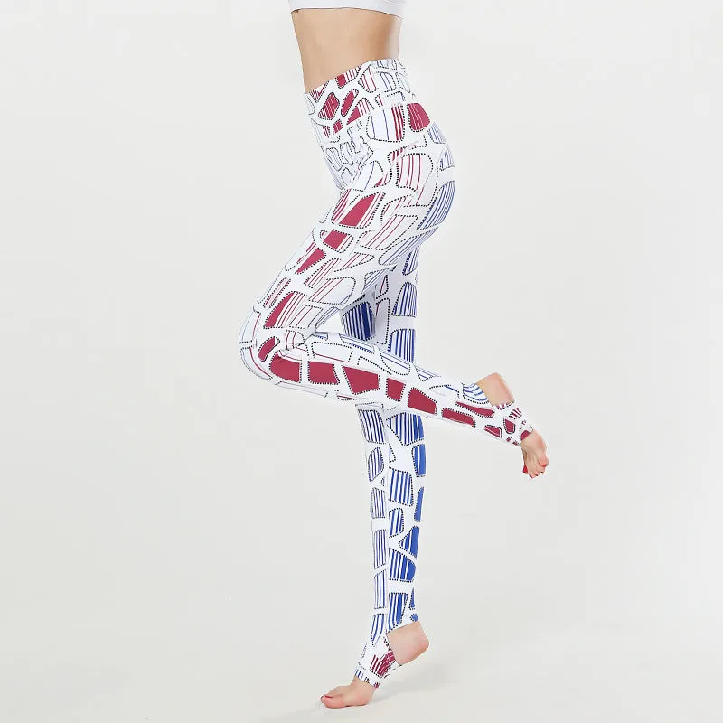 Women Yoga Stirrup Pants - Women Sports Stirrup Pants - Stirrup Pants