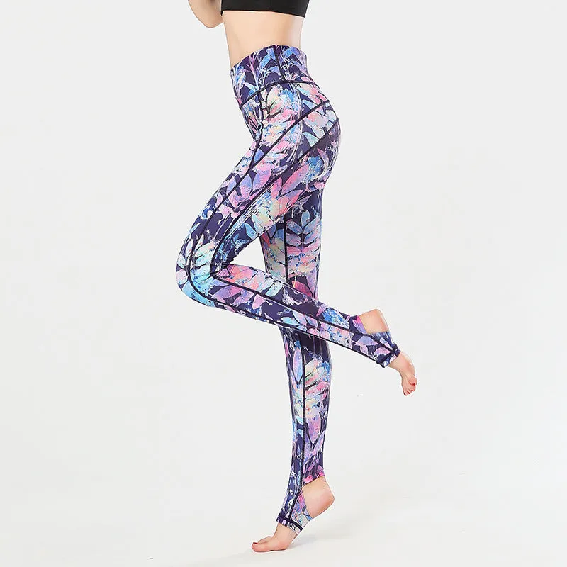 Women Yoga Stirrup Pants - Women Sports Stirrup Pants - Stirrup Pants