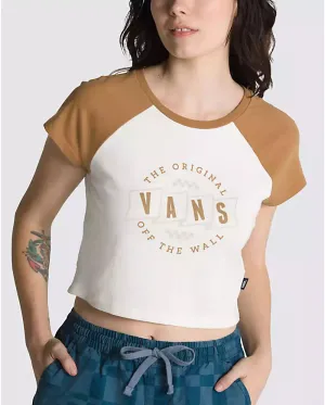 Women's Off The Wall Branch Raglan Crop T-Shirt