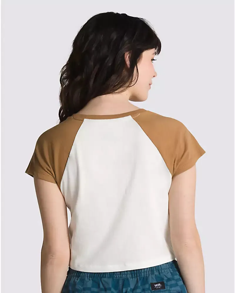 Women's Off The Wall Branch Raglan Crop T-Shirt
