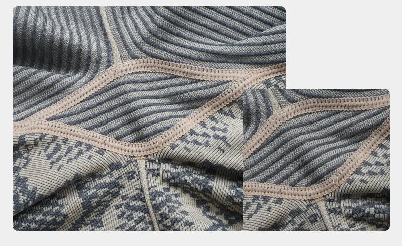 Women's Seamless Snake Printed Yoga Set - Long Sleeve Crop Top & Pants