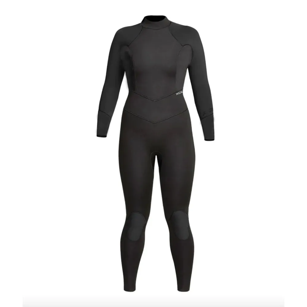XCEL WMS AXIS 4/3 BACK ZIP BLACK