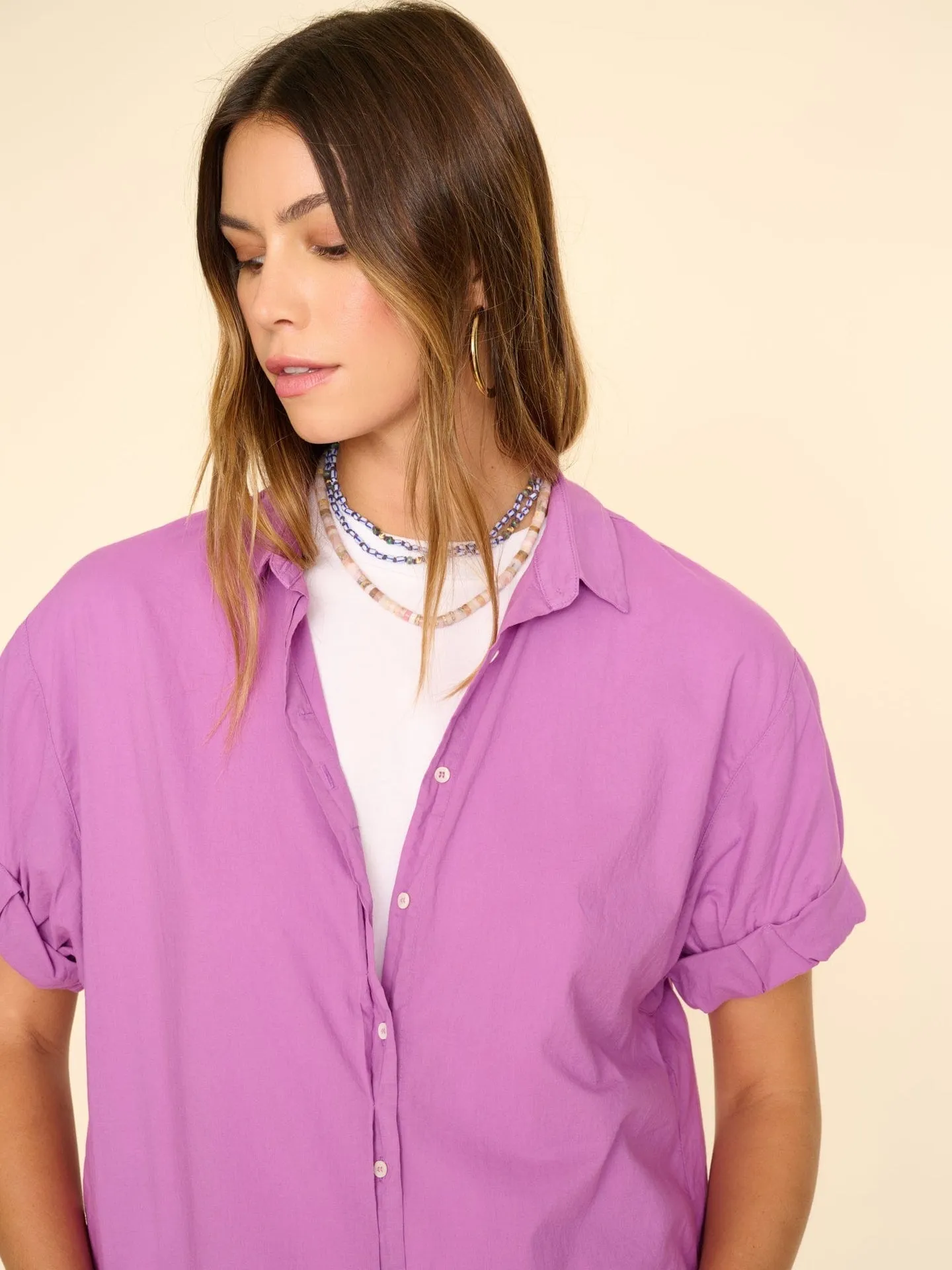 Xirena | Channing Shirt | Purple Orchid