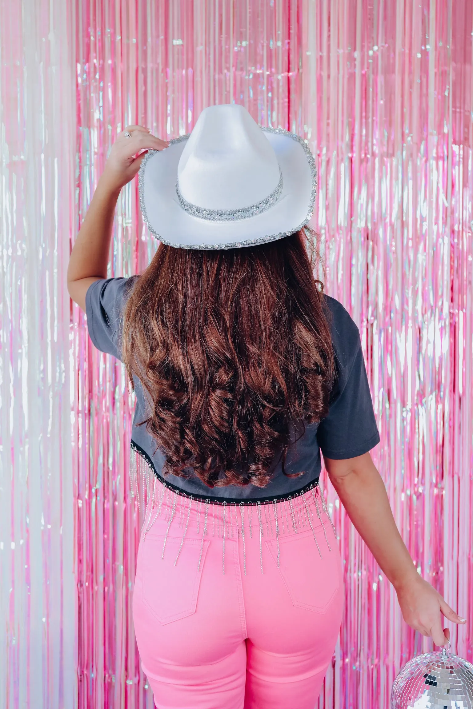 You're A Star Sequin Cowgirl Hat - White